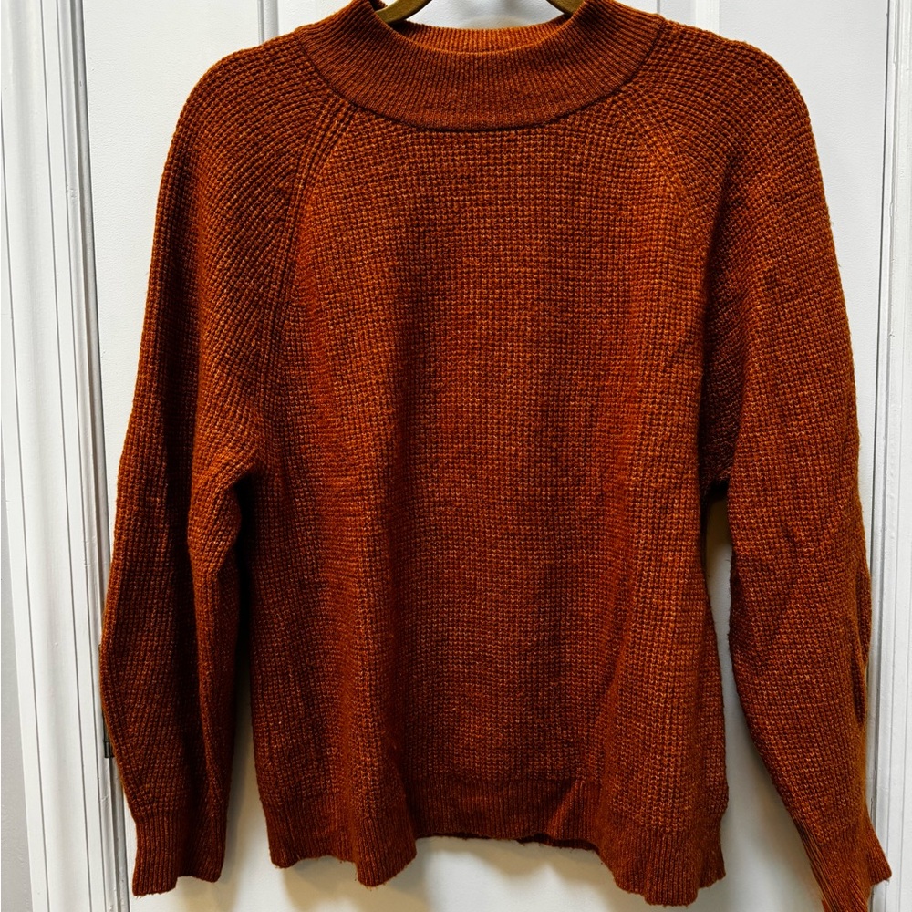 GAP Women's Rust Crewneck Sweater